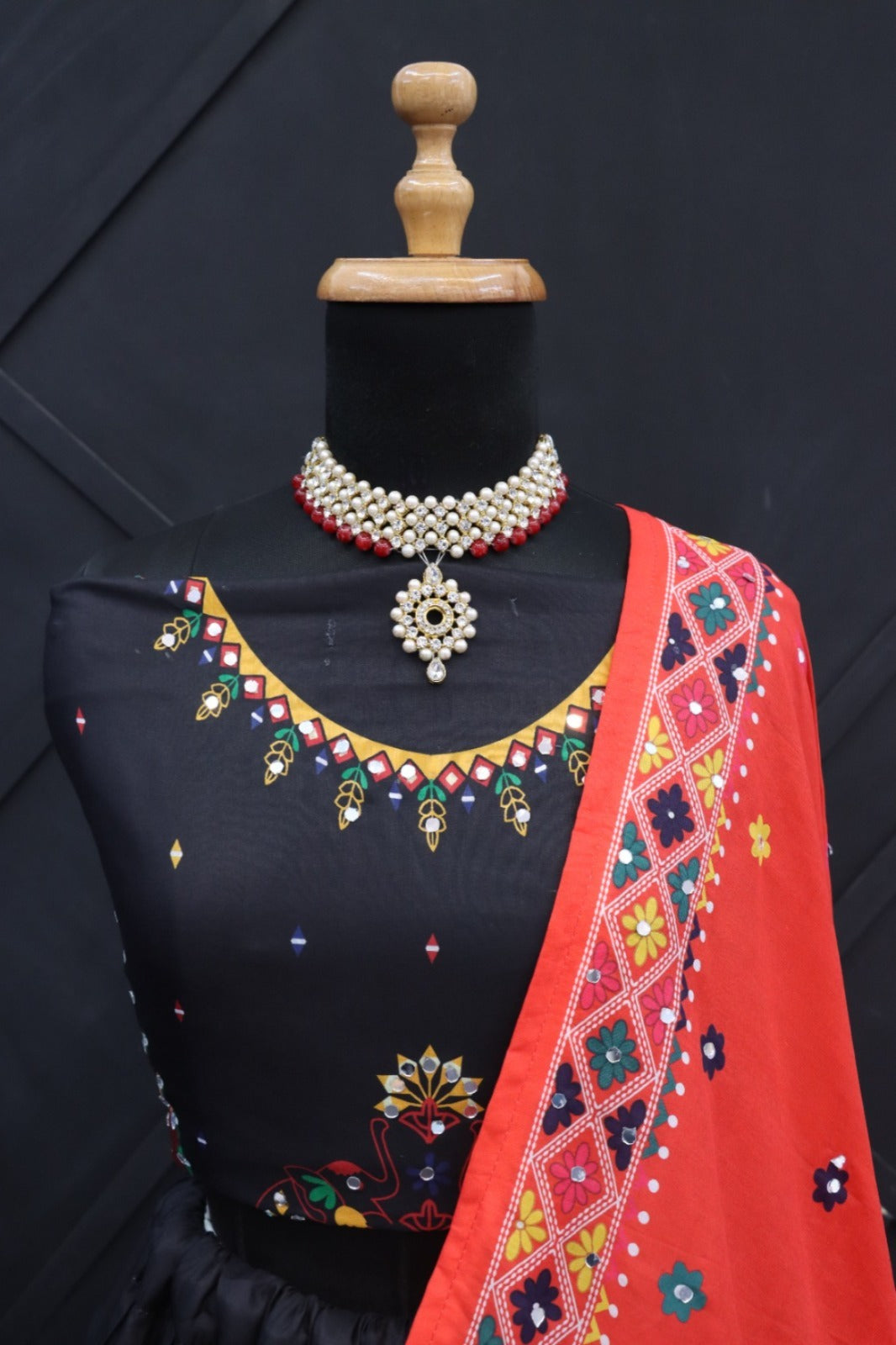 Digital Print Cotton Lehenga Choli