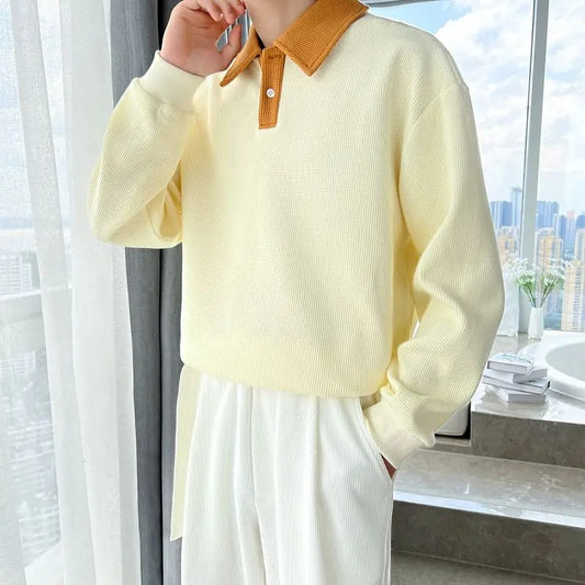 Chill Vibes Collar Polo T-Shirt