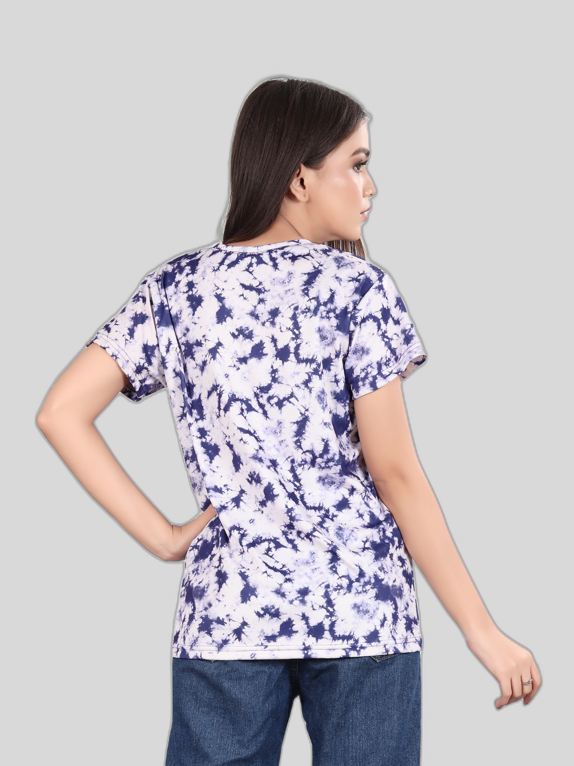 Tie-Dye Digital Printed Women's T-Shirts