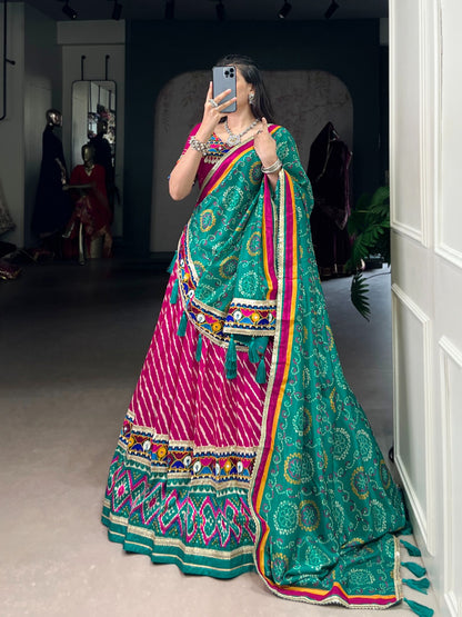 GAMTHI WORK LEHNGA CHOLI