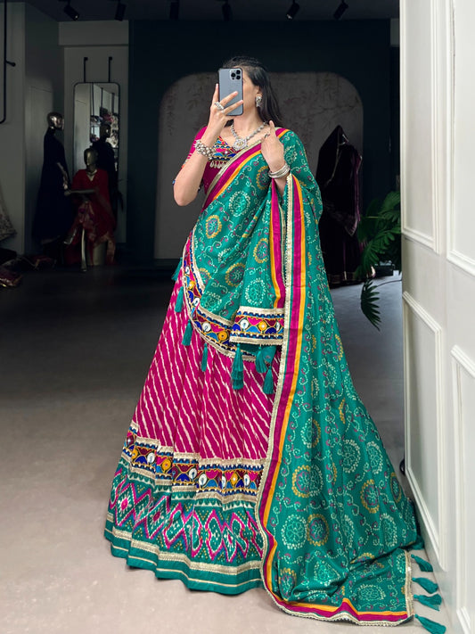 GAMTHI WORK LEHNGA CHOLI