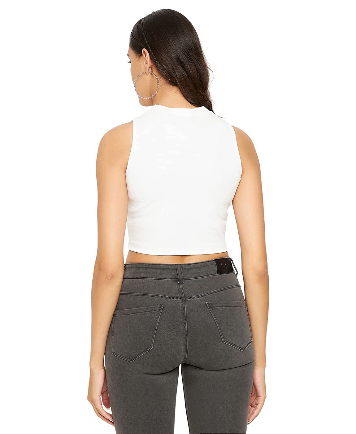 Trendy and Versatile: Women's Crop Plain Top