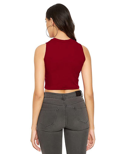 Trendy and Versatile: Women's Crop Plain Top