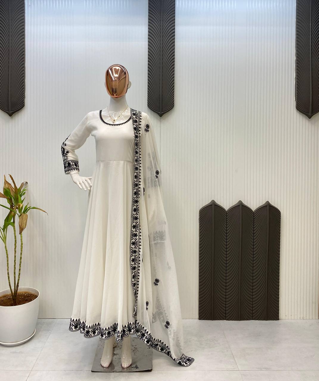 GOWN WITH DUPATTA