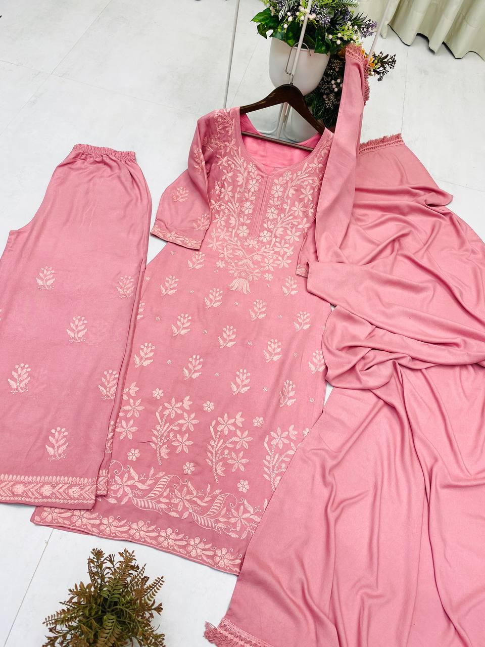 KURTA PLAZZO AND DUPATTA