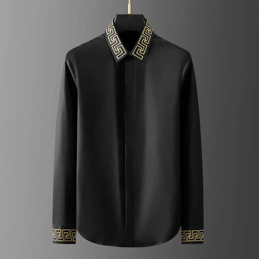 Golden Prestige Silk Shirt