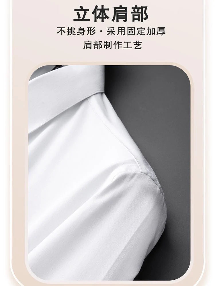 Elegant White Floral Embroidered Shirt