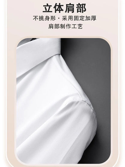 Elegant White Floral Embroidered Shirt