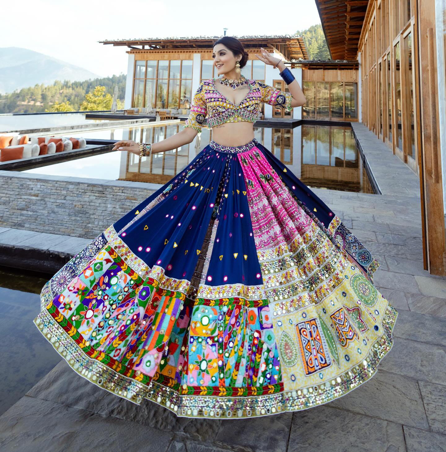 Digital Print Cottan Lehenga Choli