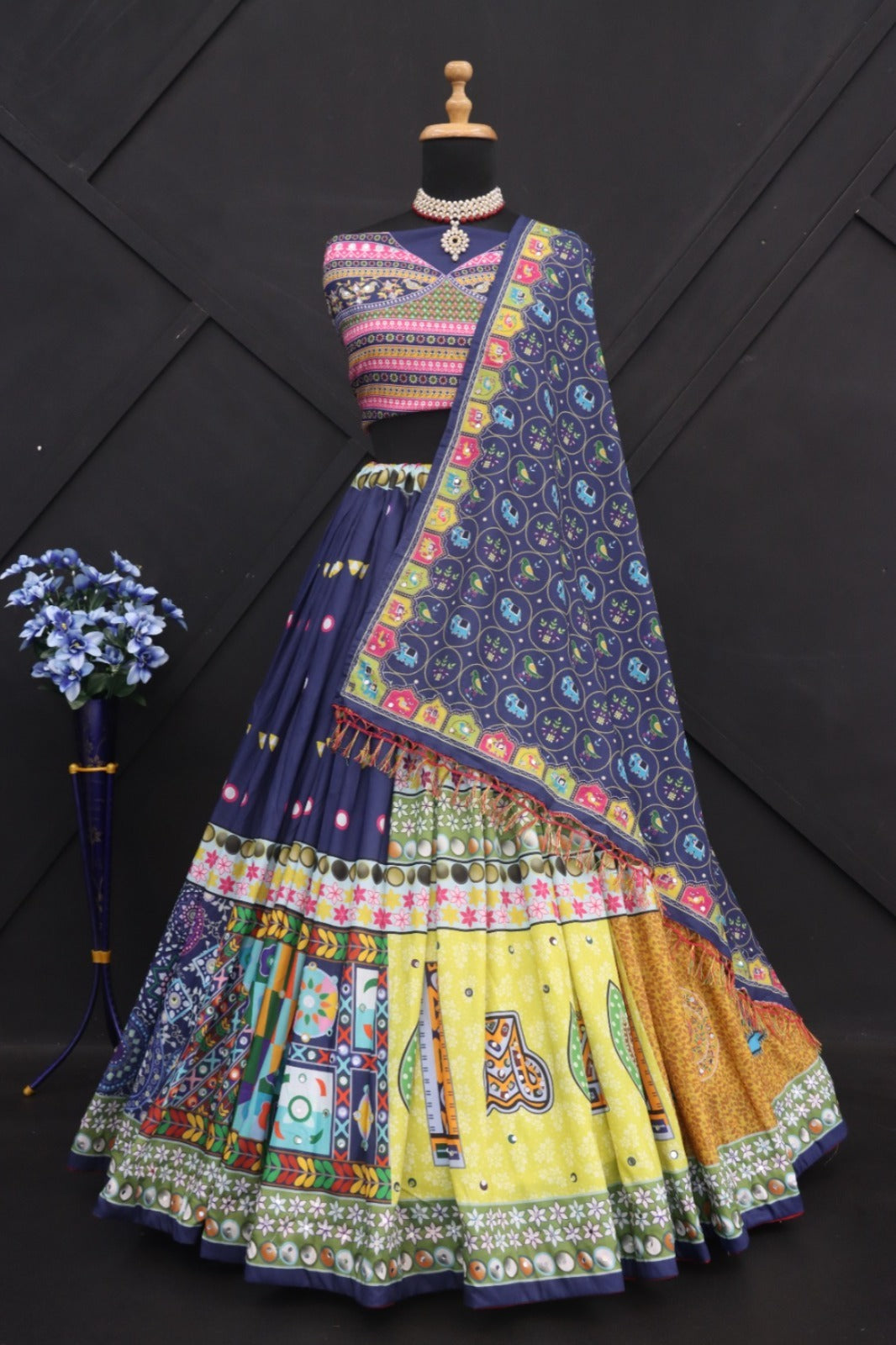 Digital Print Cottan Lehenga Choli