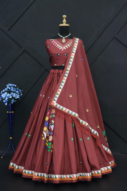 Digital Print  Lehenga Choli