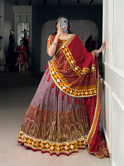 Tasar silk lehenga choli