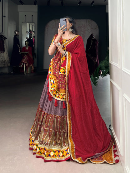 Tasar silk lehenga choli