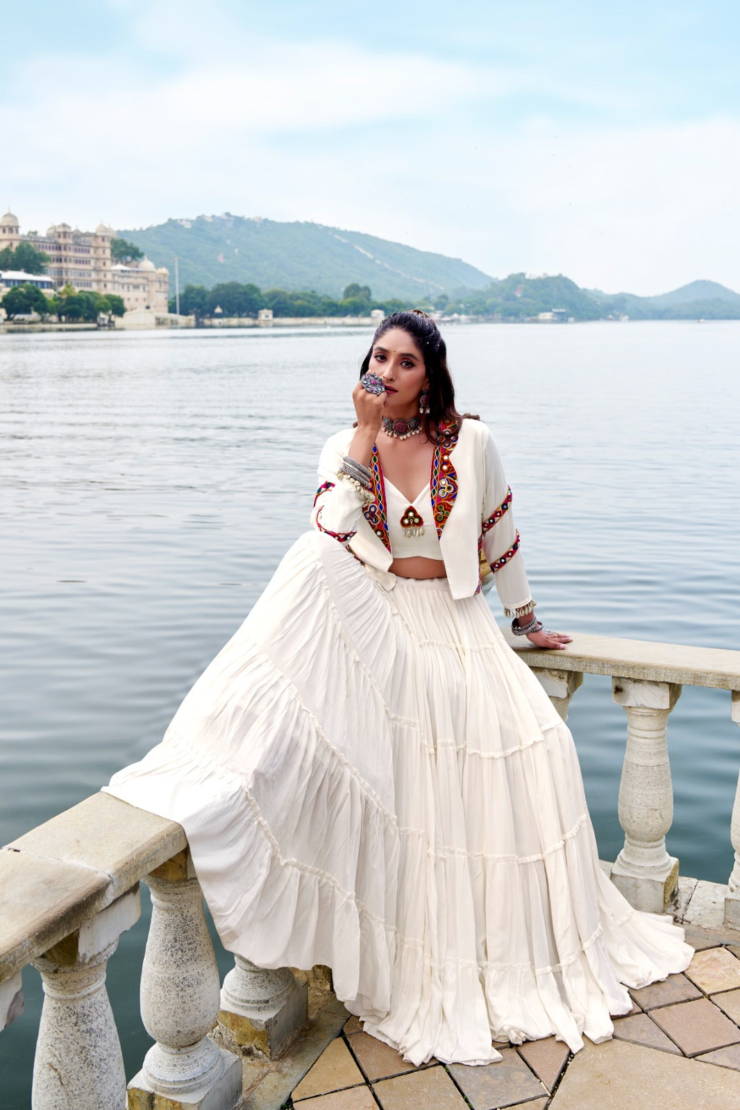 Lehnga Rajudi gmathi work