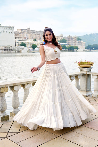 Lehnga Rajudi gmathi work