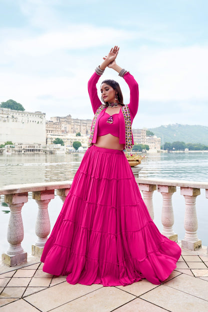 Lehnga Rajudi gmathi work