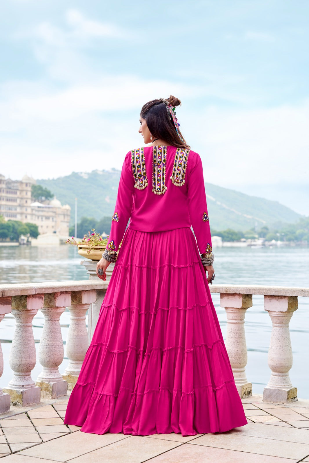 Lehnga Rajudi gmathi work