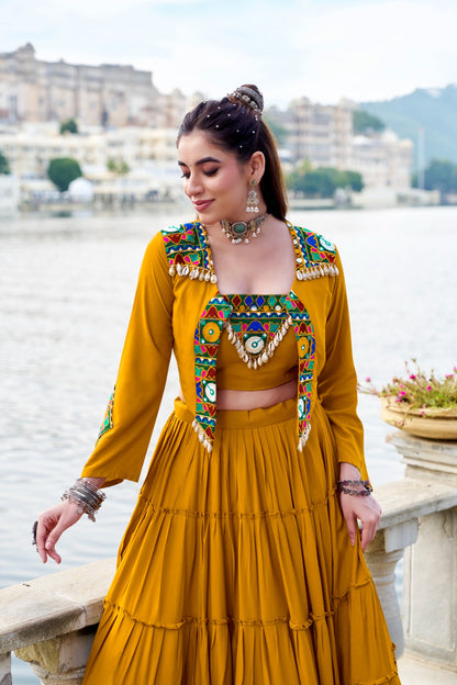 Lehnga Rajudi gmathi work