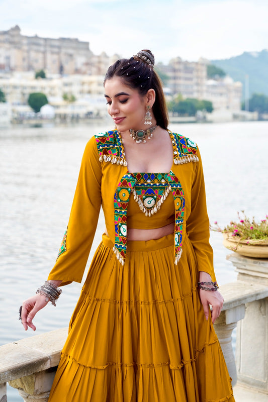 Lehnga Rajudi gmathi work