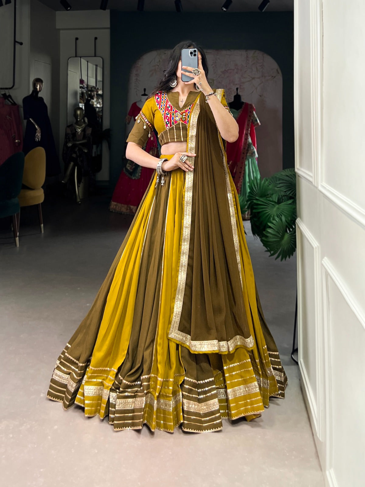 lehnga choli navratri special