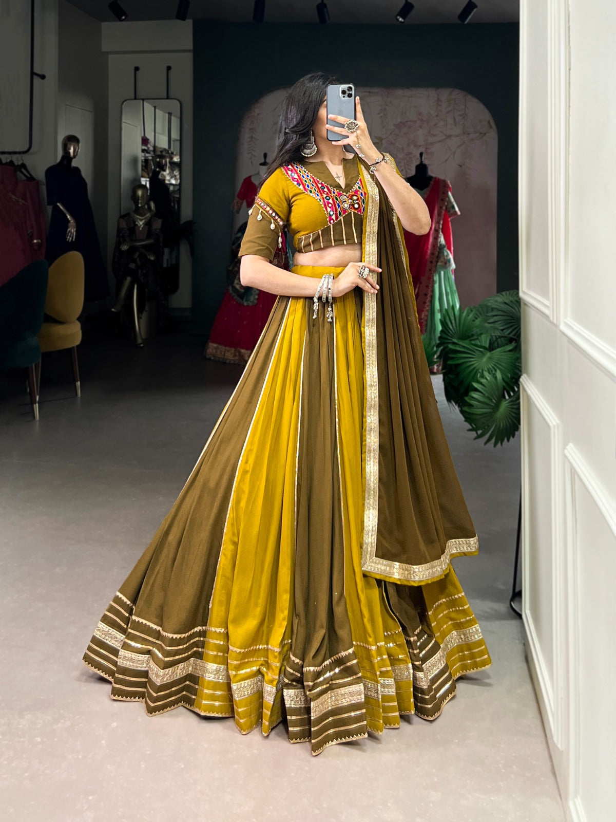 lehnga choli navratri special