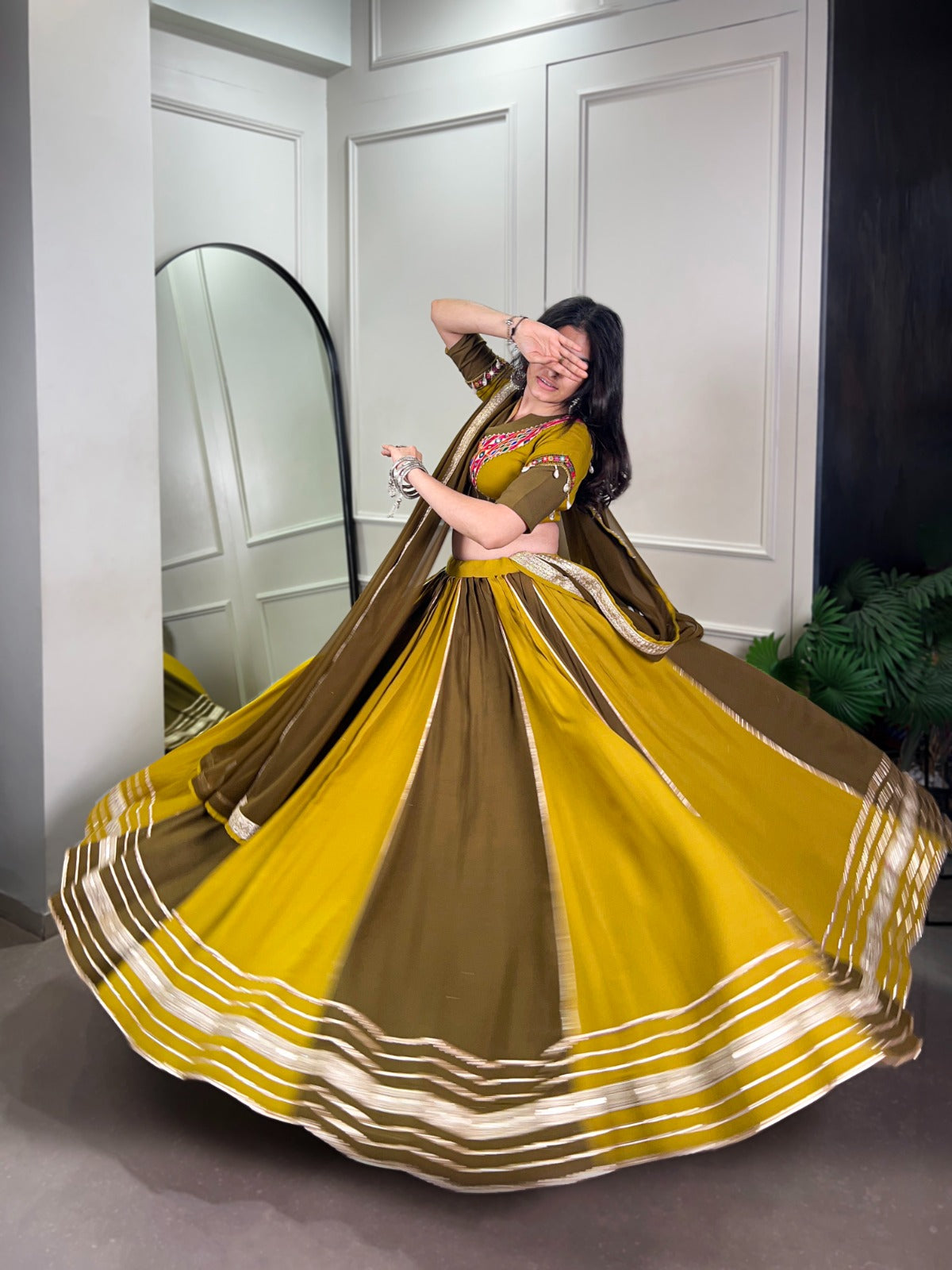 lehnga choli navratri special