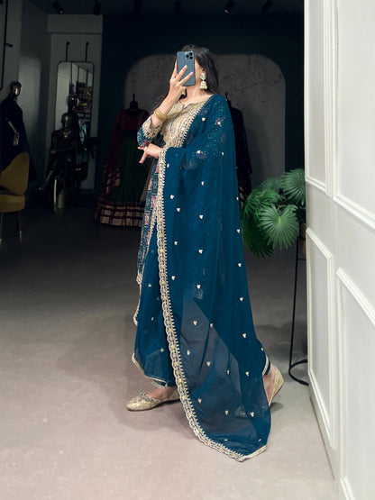 Printed With Sequins Dress