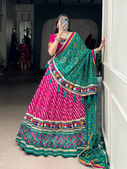 GAMTHI WORK LEHNGA CHOLI