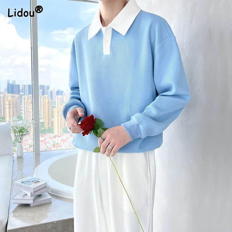 Chill Vibes Collar Polo T-Shirt