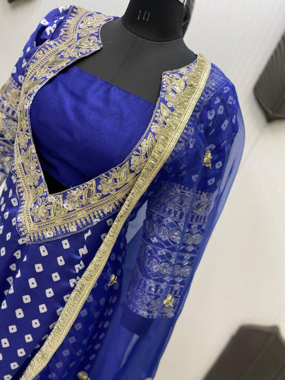 NEW TRENDY THREE PIECE READY TO WEAR KURTA PANT WITH TUBE BLOUSE