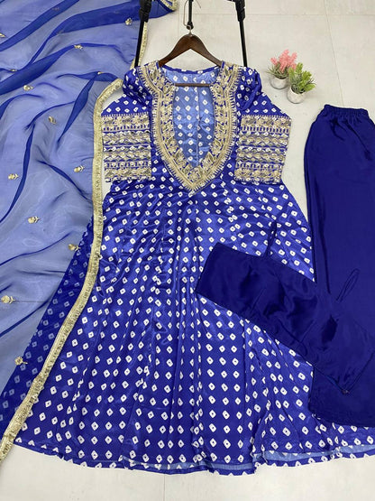 NEW TRENDY THREE PIECE READY TO WEAR KURTA PANT WITH TUBE BLOUSE