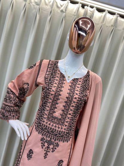 CREAPE TOP AND SALWAR