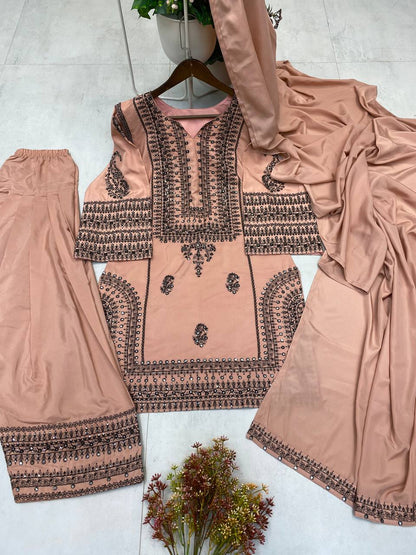 CREAPE TOP AND SALWAR