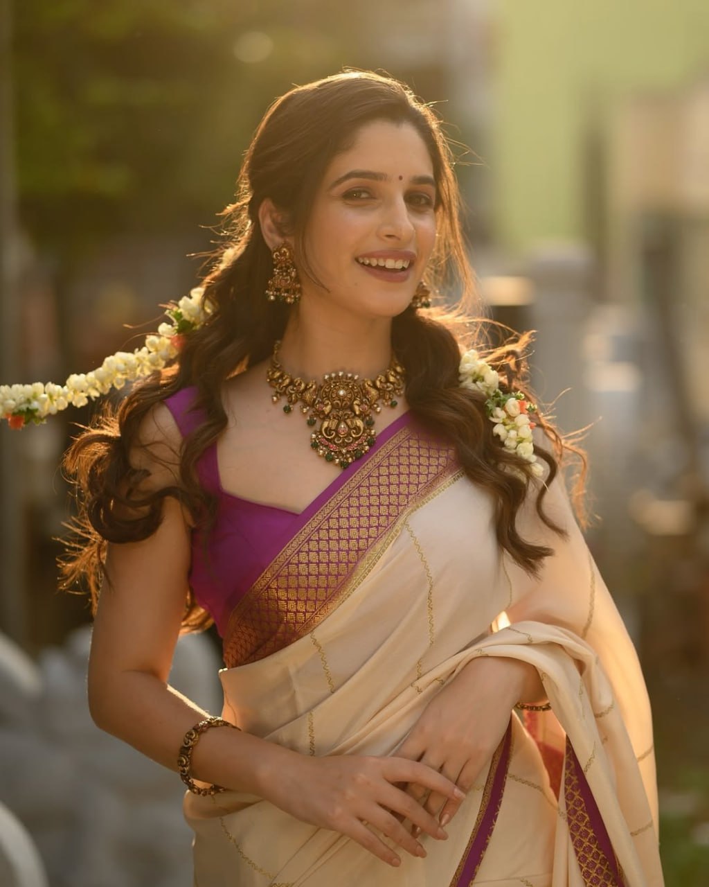 Banarasi Soft Lichi Silk Saree