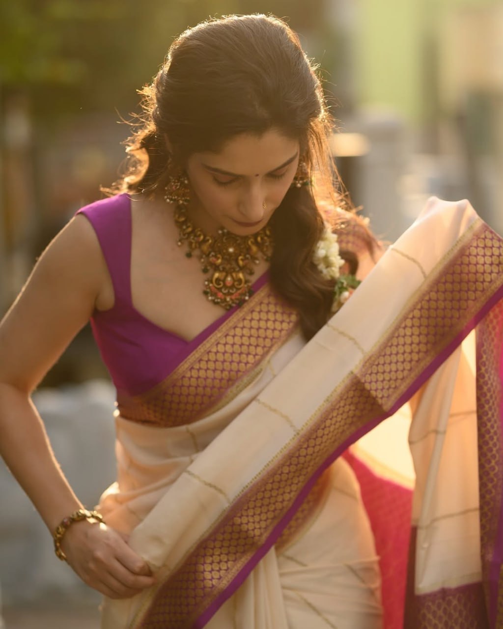 Banarasi Soft Lichi Silk Saree