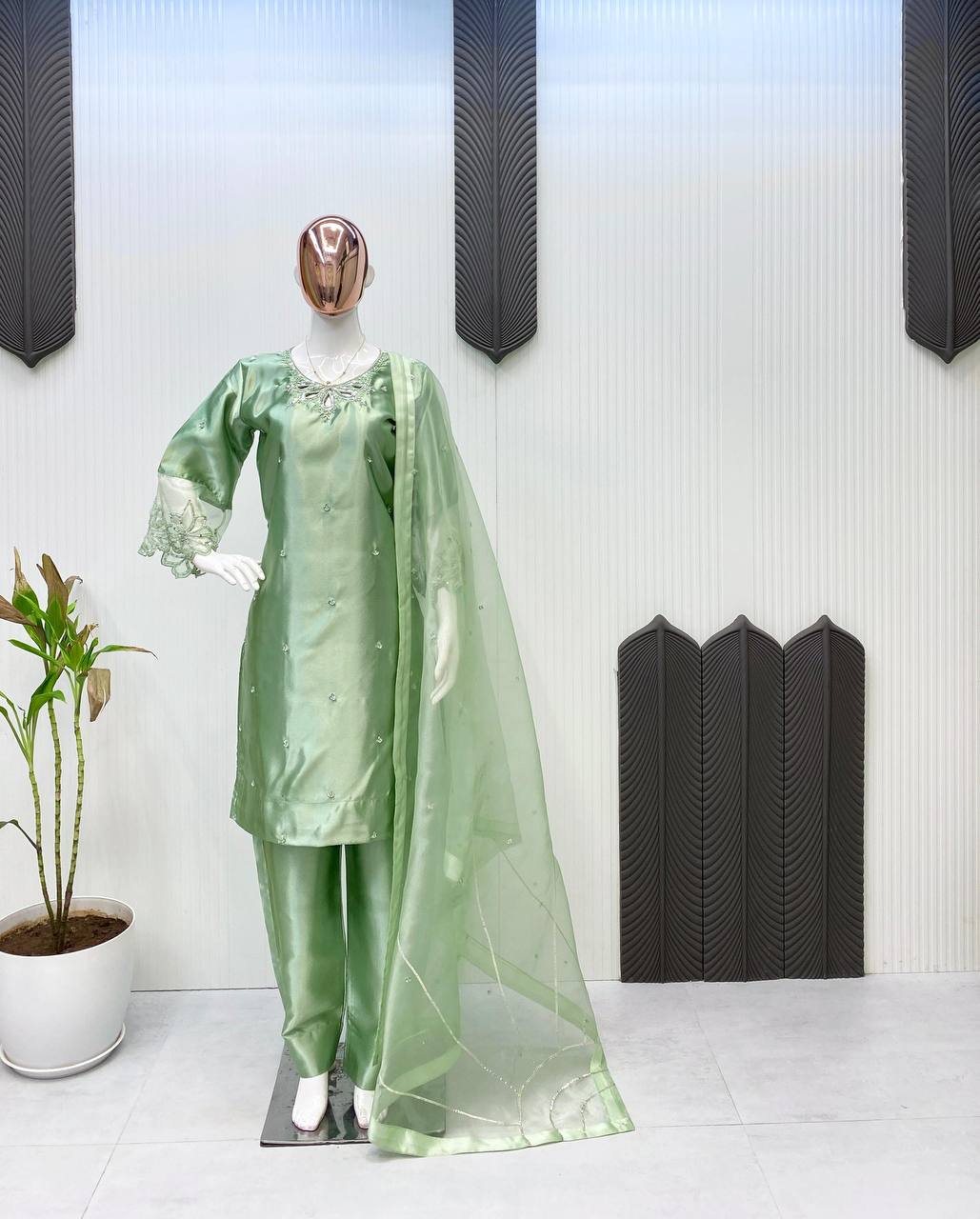 KURTI PANT WITH DUPATTA