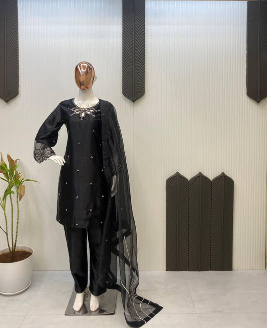 KURTI PANT WITH DUPATTA