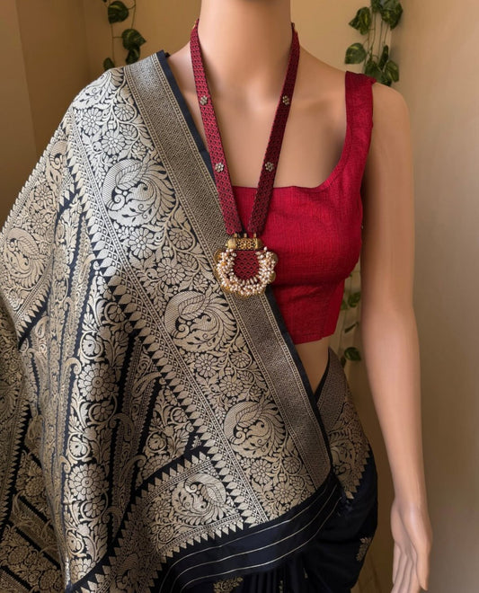 Banarasi Soft Lichi Silk Saree