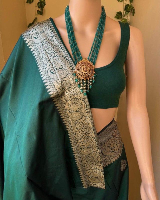 Banarasi Soft Lichi Silk Saree