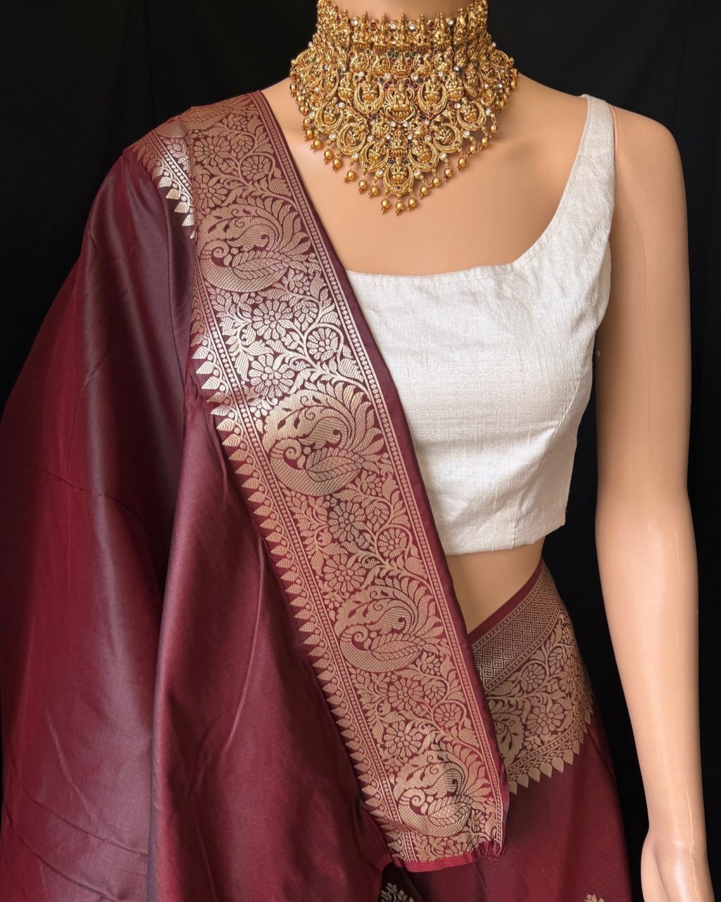 Banarasi Soft Lichi Silk Saree