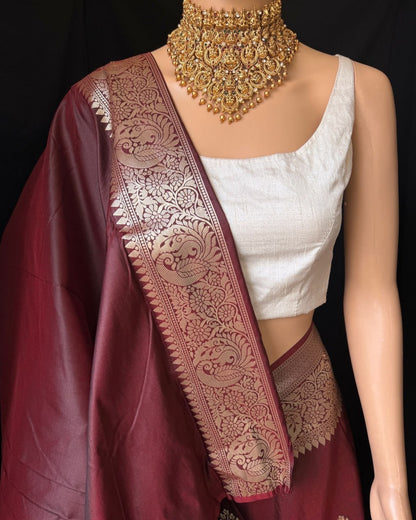 Banarasi Soft Lichi Silk Saree