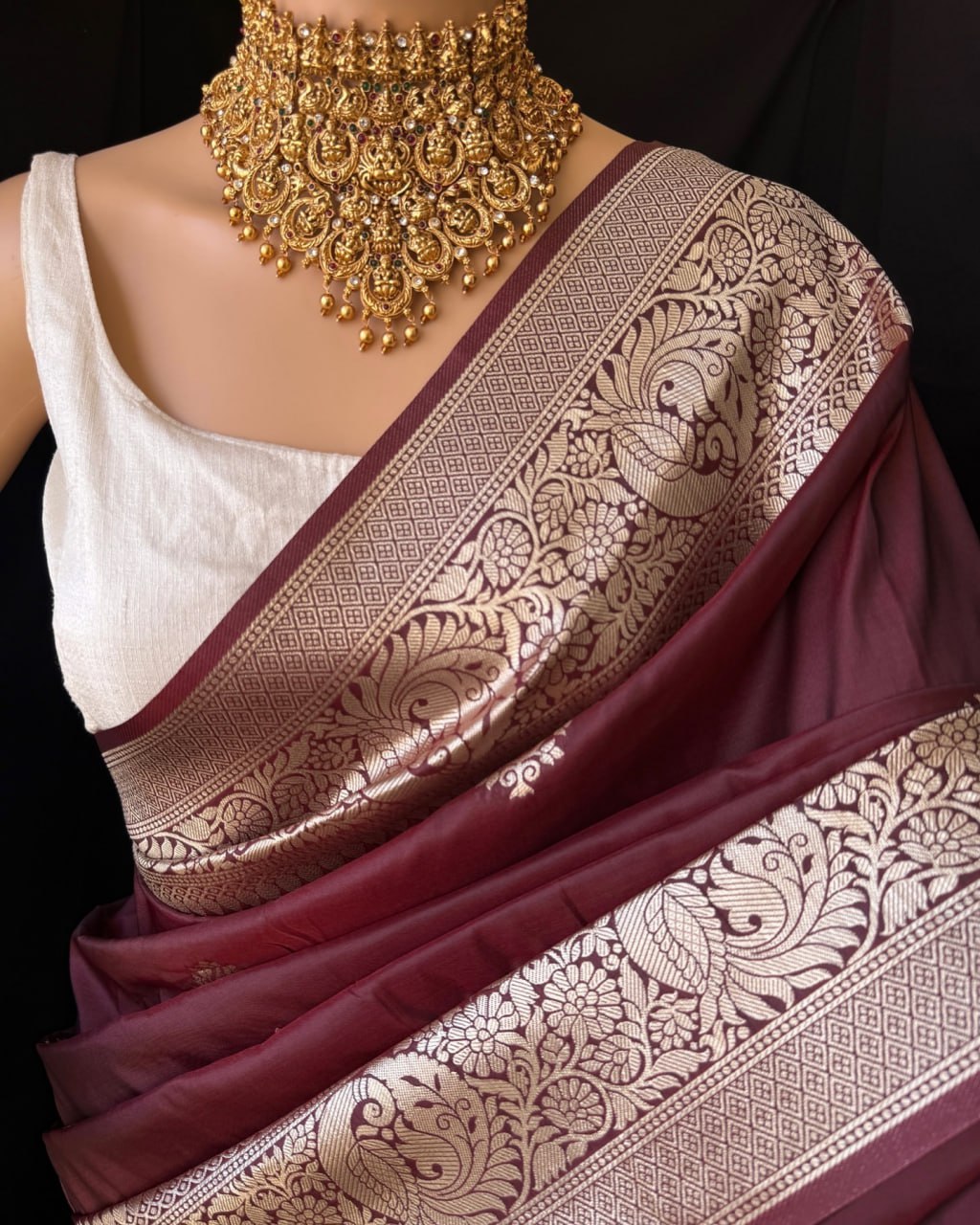 Banarasi Soft Lichi Silk Saree