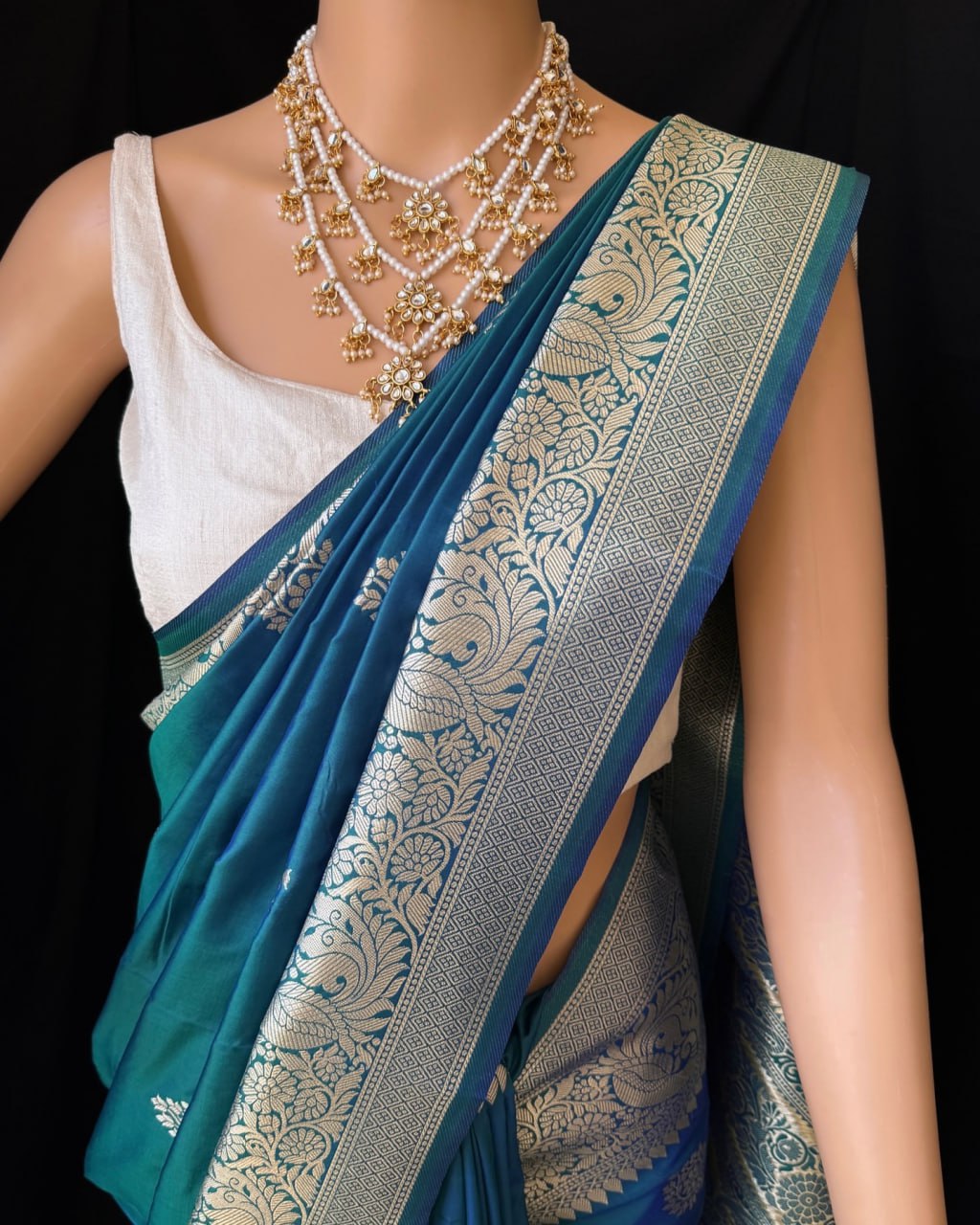 Banarasi Soft Lichi Silk Saree