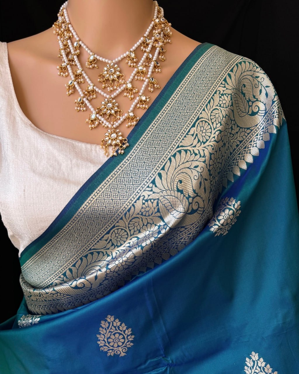 Banarasi Soft Lichi Silk Saree