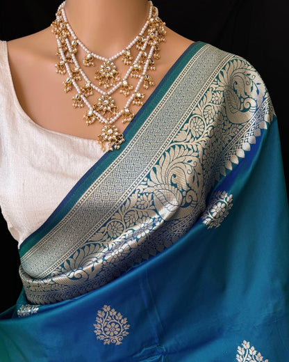 Banarasi Soft Lichi Silk Saree