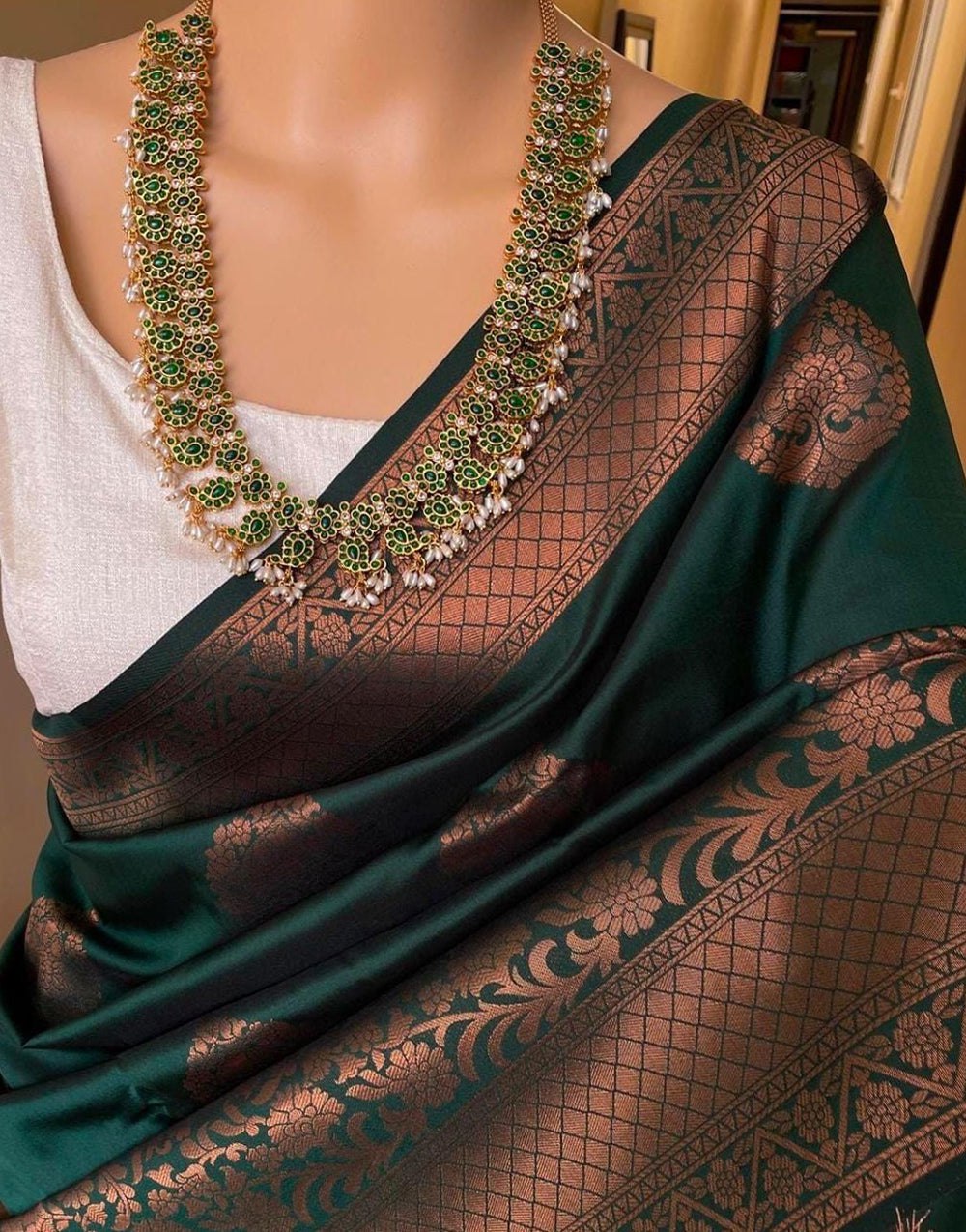 Banarasi Soft Lichi Silk Saree