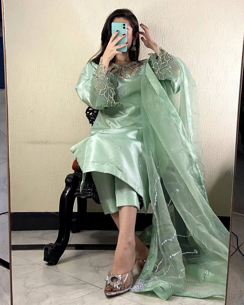 KURTI PANT WITH  DUPATTA