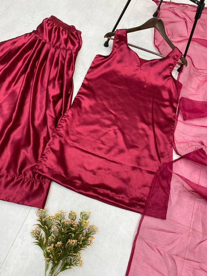 TOP AND SALWAR WITH DUPATTA