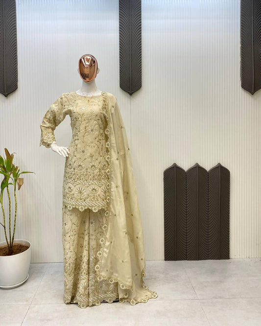 KURTA PLAZZO AND DUPATTA