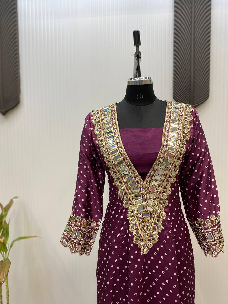 KURTA PANT WITH TUBE BLOUSE